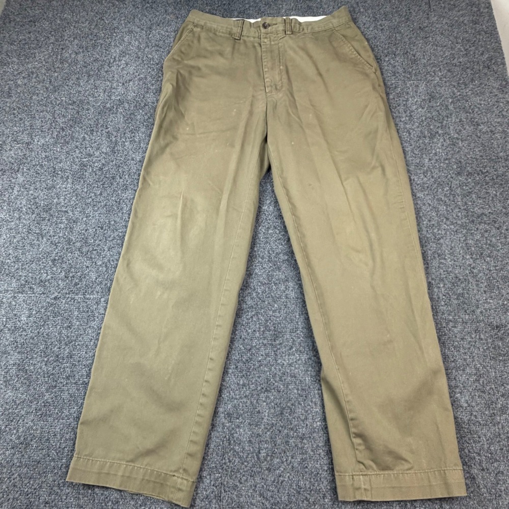 VTG Polo Ralph Lauren Prospect Pant Mens 31x30 Olive Green Cotton Chino Pants